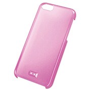 PS-A13PVSTBPNDC [iPhone 5c用 シェルカバー （ストラップホール付きラメ） クリアディープピンク]