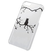 PS-A13PVT10 [iPhone 5c用 シェルカバー （アップルテクスチャ） 木登り]