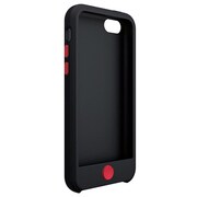 PS-A13SC2BKR [iPhone 5c用 カラフルシリコンケース ブラック×レッド]