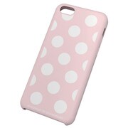 PS-A13SCT01 [iPhone 5c用 シリコンケース （テクスチャ） ピンクドット]