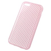 PS-A13UCJPNL [iPhone 5c用 ソフトケース （ダイアモンドカットラメ） ライトピンク]