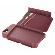 THD02207AP-P [iPhone 5s/5用 Wallet Case Purpleセット （スタイラスペン付）]