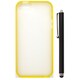 IP5-DS-TP02-YEL-P [iPhone 5s/5用 ソフトケース TPUダブルショットイエローセット （スタイラスペン）]