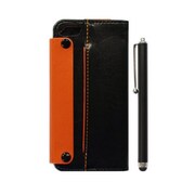 IP5-PP01-ORG-P [iPhone 5s/5用 レザーケース Pocket＋ （オレンジ） セット （スタイラスペン付）]