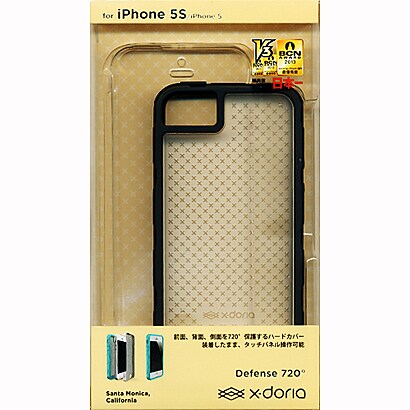 RBX5SC05 [iPhone SE/5s/5用 X-doria 720° BK]