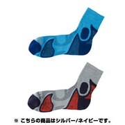 X-ヘイルトレイルヘッド 薄手ソックス M 810 シルバー/ネイビ EBJ180