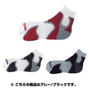 X-ヘイルスピードデーモン 薄手ソックス S 828 グレー/ブラック EBJ181