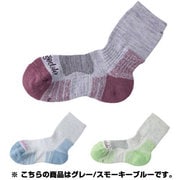 EBJ608 [ウィメンズ エンデュランストレイルライト 薄手ソックス M 830 グレー/スモーキーブルー]