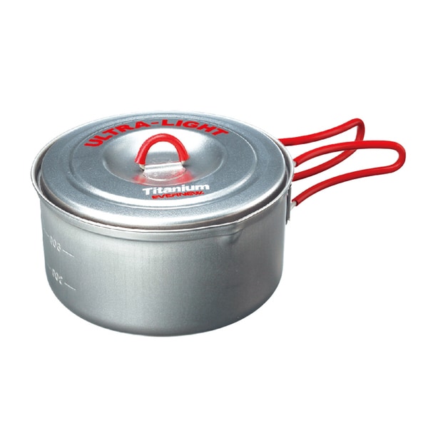 チタンウルトラライトクッカー2 ECA252R RED [アウトドア 調理器具 コッヘル クッカー]