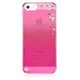 BMT22-16-09-41 [iPhone5 Butterflies Metallic Mirror Case Pink Metallic Mirror Light Rose]