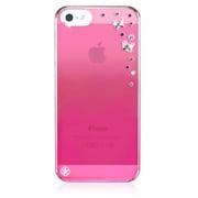 BMT22-16-09-41 [iPhone5 Butterflies Metallic Mirror Case Pink Metallic Mirror Light Rose]