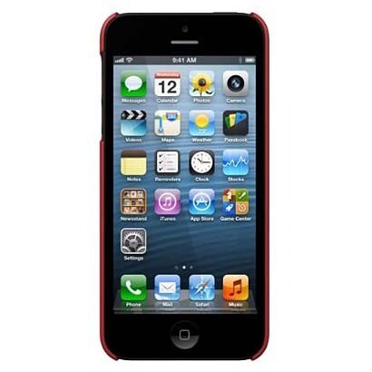SUMABSIP5-RD [iPhone5ケース Thin ABS Case レッド]