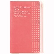 プチスケジユール2014スリムピンク PS-002-14P