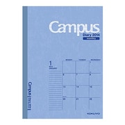 キャンパスダイアリー(Campus Diary)2014 マンスリー A5 ブルー ニ-C103-14