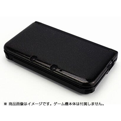 3DLJCH07 [ニンテンドー3DSLL用 ジュエリーカバーハードタイプ ブラックグリッター]