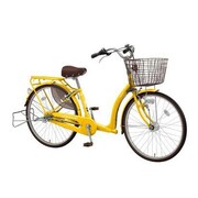 子供乗せ自転車 ふらっか~ずキュート 3人乗り対応 26型 内装3段変速 オレンジ FRQ263H