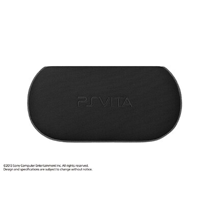PS Vita 2000シリーズ専用 ソフトケース ブラック PCHJ-15020 [PS Vita用アクセサリ]
