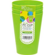 D-227 [行楽&パーティ PCカップ400ml3P(グリーン)]