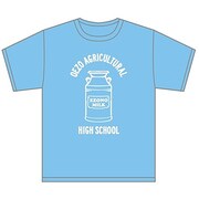 dh 銀の匙 Tシャツ [ミルク缶 アクアブルー M]