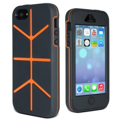 CY1237CPUTY [iPhone 5s/5用 Utility Grey/Orange]