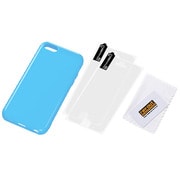 RT-P6C6/A [iPhone 5c用 スリップガード ソフトジャケット アイスブルー 半透明]