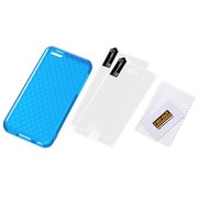 RT-P6C7/A [iPhone 5c用 キラキラ ソフトジャケット ラメアイスブルー]