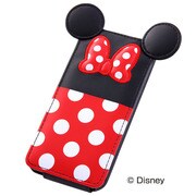 RT-DP6B/MN [iPhone 5c用 ディズニー ダイカット レザー フラップ合皮タイプ ミニー]