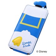 RT-DP6B/DD [iPhone 5c用 ディズニー ダイカット レザー フラップ合皮タイプ ドナルド]
