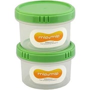 mip＆mip 丸型保存パック 130ml ソイグリーン 2個セット T11274