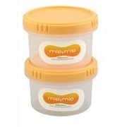 mip＆mip 丸型保存パック 130ml イナホイエロー 2個セット T11276
