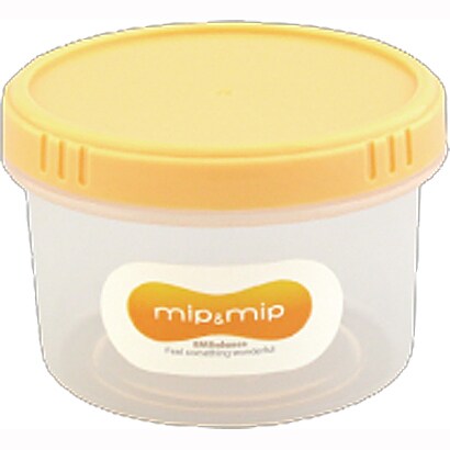 mip＆mip 丸型保存パック 245ml イナホイエロー T11280