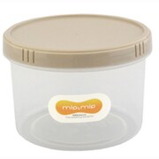 mip＆mip 丸型保存パック 725ml ジニアルベージュ T11289