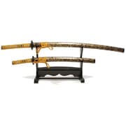 刀 NEU-060 金雲掛台付 大小セット [模造刀]