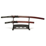 刀 NEU-041 赤石目掛台付 大小セット [模造刀]