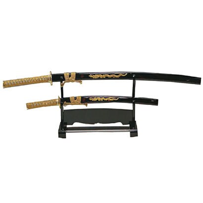刀 SW-900DR 掛台付ＮＤ大小セット [模造刀]