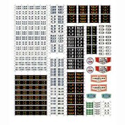 J8154 [川越線・八高線汎用字幕 フィルムシール Nゲージ]