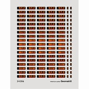 24286 [225系新快速 行先表示(京都・米原方面)のインスタントレタリング(側面用：行先表示)+フィルムシール(前面用：運行番号表示・種別表示・行先表示) Nゲージ]