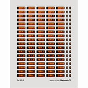 24309 [225系新快速 行先表示(姫路方面)のインスタントレタリング(側面用：行先表示)+フィルムシール(前面用：運行番号表示・種別表示・行先表示) Nゲージ]