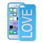 IPCCLOVEBLUE [iPhone 5c用 カバー - LOVE -「NIGHT COVER」シリーズ ブルー]