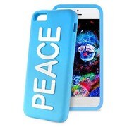 IPCCPEACEBLUE [iPhone 5c用 カバー - PEACE -「NIGHT COVER」シリーズ ブルー]