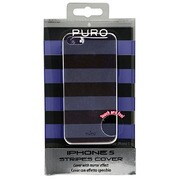 IPC5STRIPEBLK [iPhone 5用カバー イタリアンデザイン・PURO 『STRIPE』 ブラック]