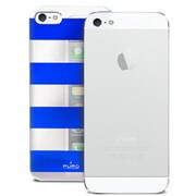 IPC5STRIPEBLUE [iPhone 5用カバー イタリアンデザイン・PURO 『STRIPE』 ブルー]