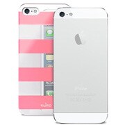 IPC5STRIPEPNK [iPhone 5用カバー イタリアンデザイン・PURO 『STRIPE』 ピンク]
