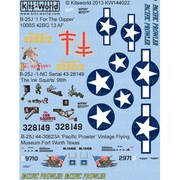 144022 [KWデカール 1/144 B-25 ミッチェル デカール]