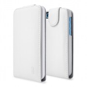 SeeJacket [iPhone 5c用 レザーフリップケース 本革 ホワイト]