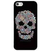 OSY-I5S-124 [iPhone 5s/5用 ケース Flower Skull]