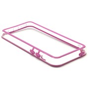 BumperC-016 [iPhone 5c用 EdgeBand バンパー PurpleRim×Clear]