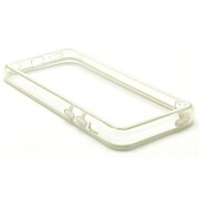 BumperC-017 [iPhone 5c用 EdgeBand バンパー WhiteRim×Clear]