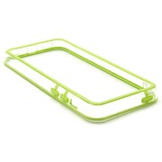 BumperC-018 [iPhone 5c用 EdgeBand バンパー GreenRim×Clear]