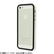 EdgeBand5S-003 [iPhone 5s/5用 EdgeBand バンパー Black Rim White]
